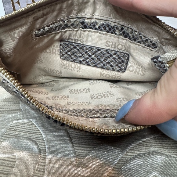 Michael Kors Snake Print Wristlet